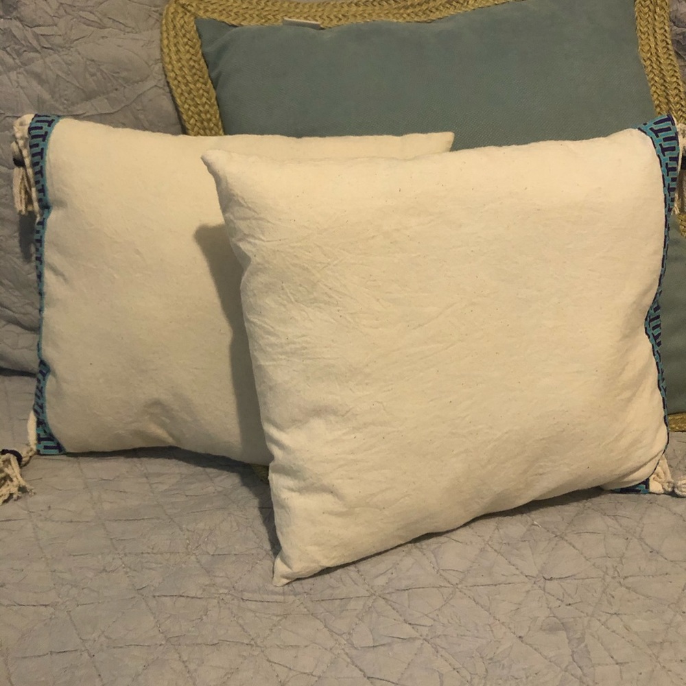 Pair of Tory Burch accent pillows